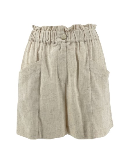 chicard linen-blend shorts5